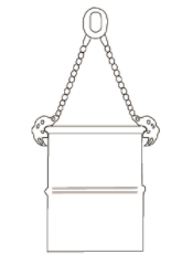 油桶吊鉗使用示意圖 油桶吊鉗使用示意圖